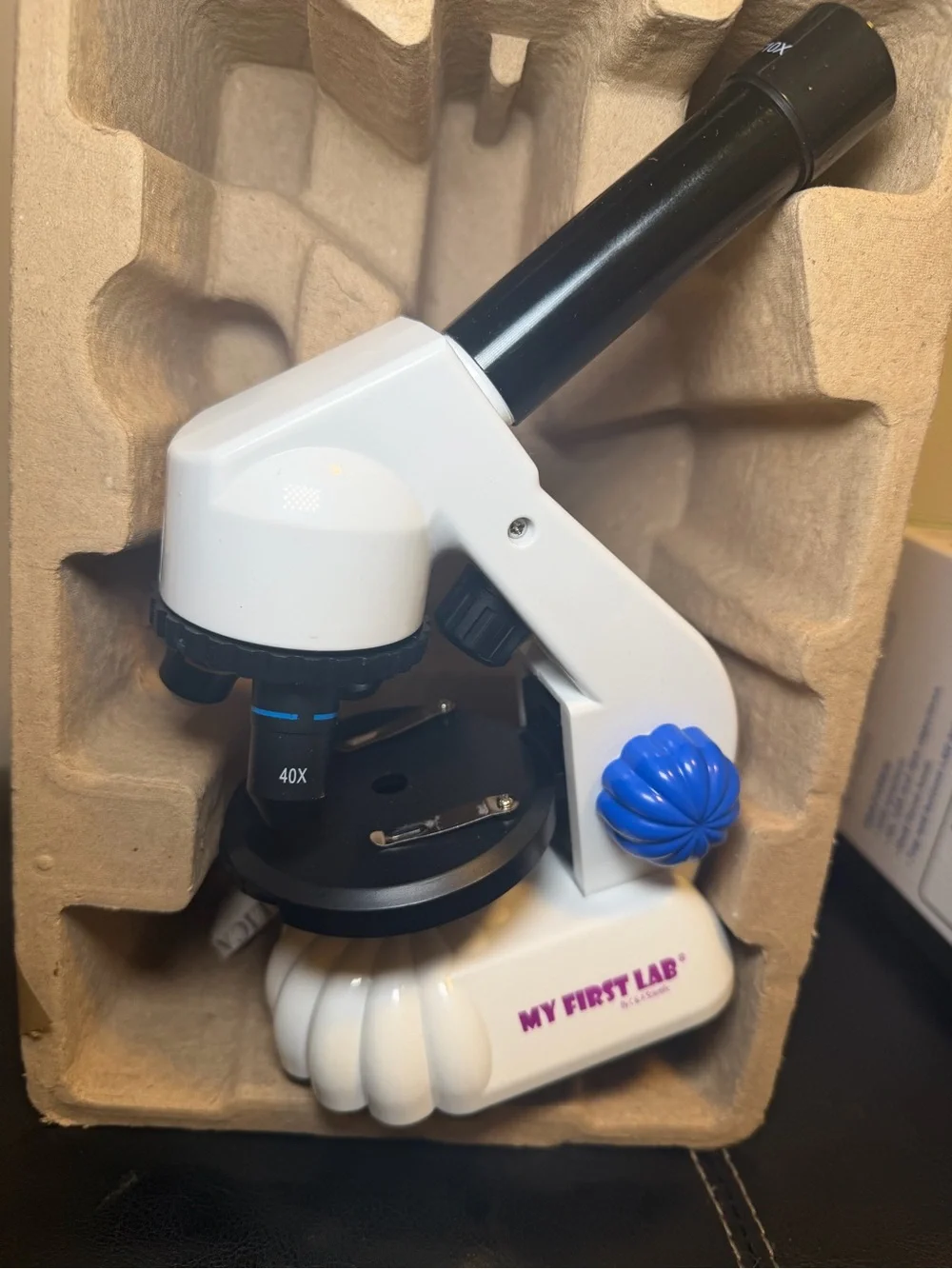 My First Lab Duo Scope Starter Kit - White Kids Microscope